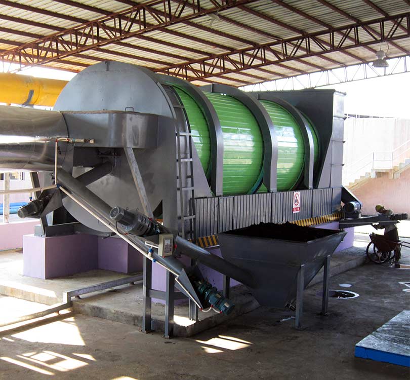 纺织污泥烘干设备现场客户案例视频