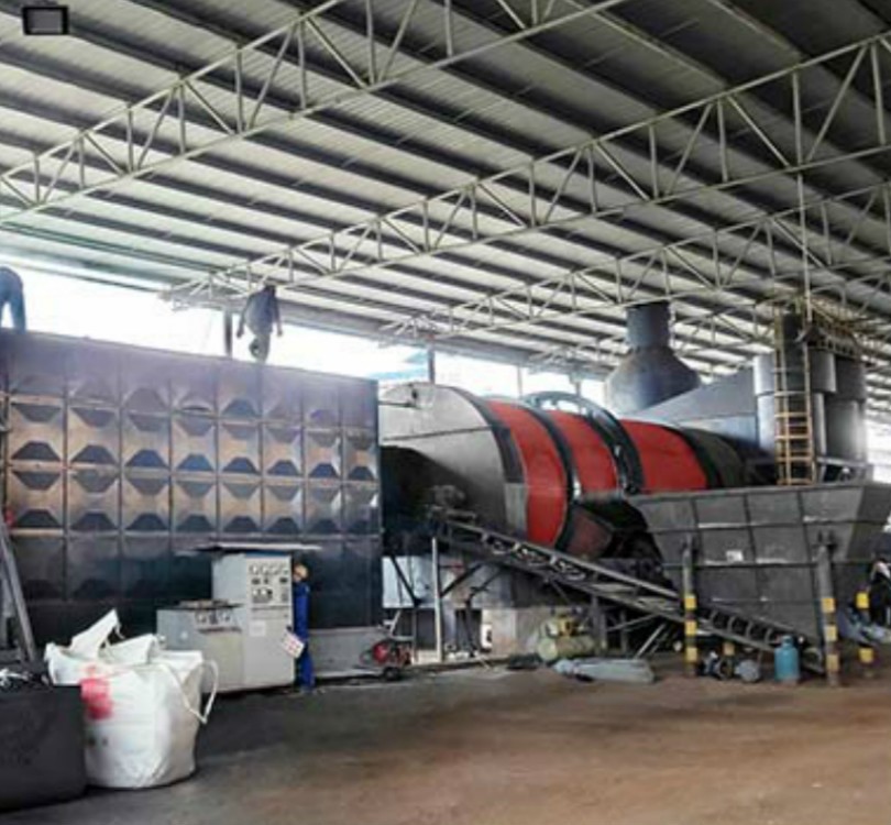 白酒糟烘干设备现场客户案例视频