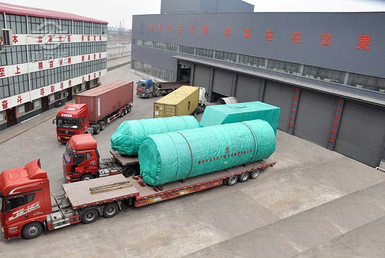 工业污泥烘干机发货