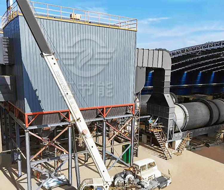 真节能大型污泥烘干机配套的布袋除尘器