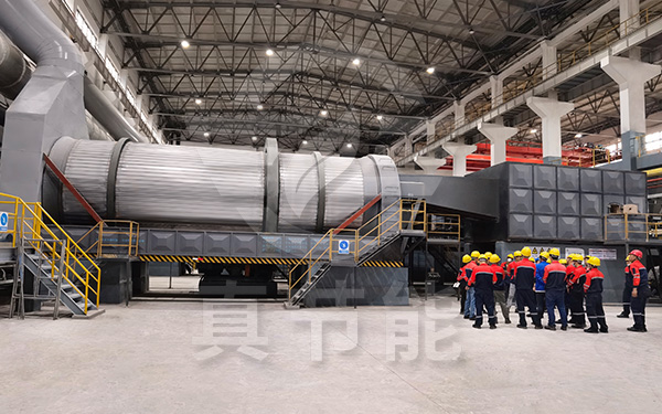 低温污泥烘干设备运行现场